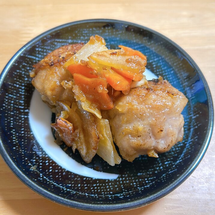 豚団子のガーリック醤油